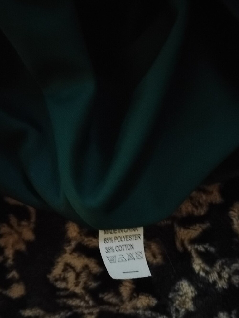Emerald Green Sequin Evening Dress - Picture 3 of 7